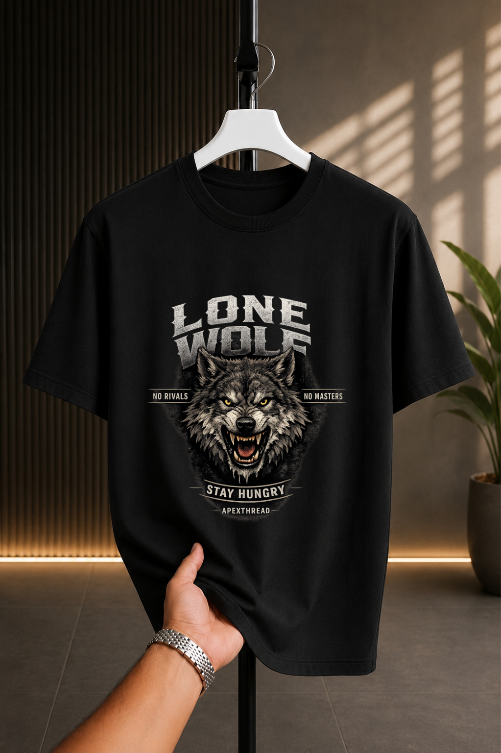LONE WOLF GRAPHIC T-SHIRT