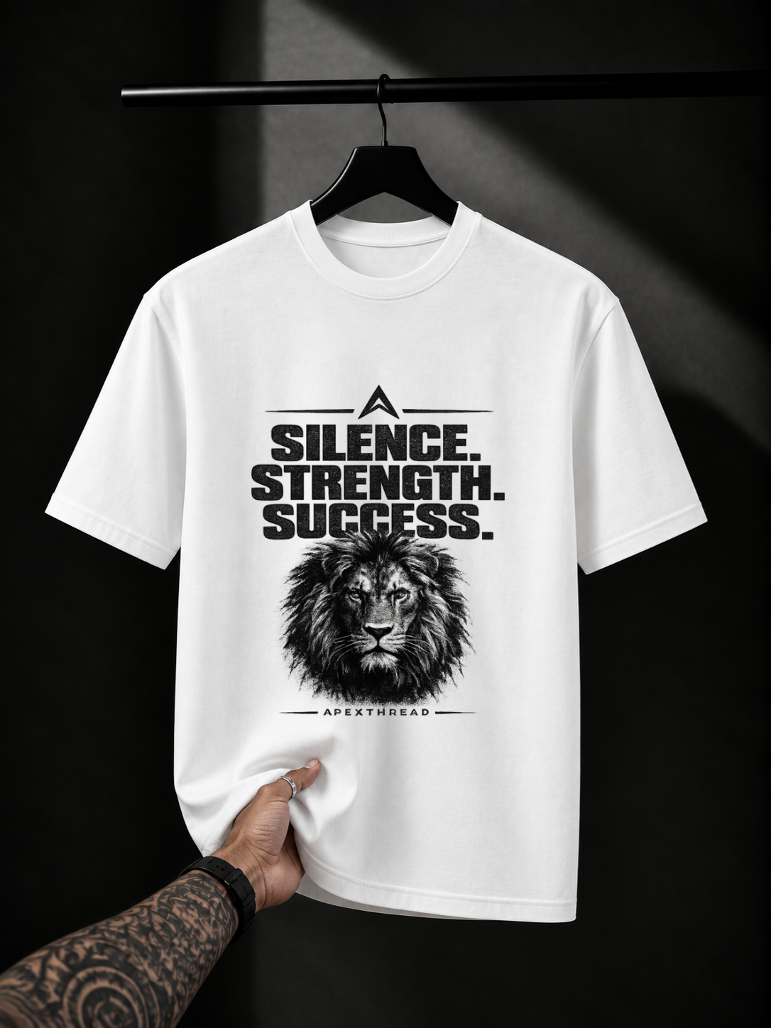 SILENCE.STRENGTH SUCCESS. TEE