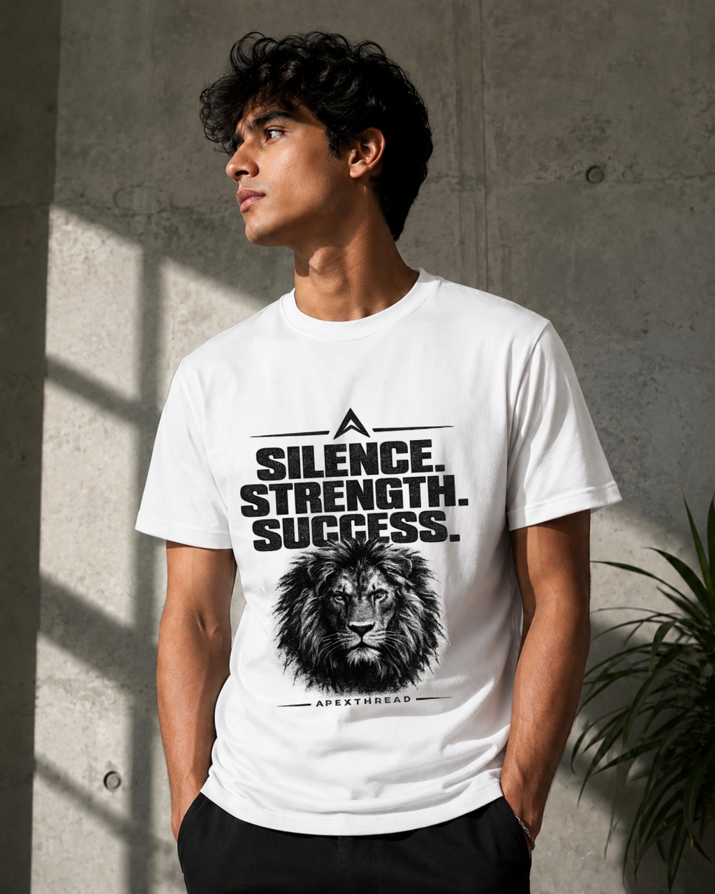 SILENCE.STRENGTH SUCCESS. TEE